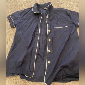 Navy JCrew Pajama Set